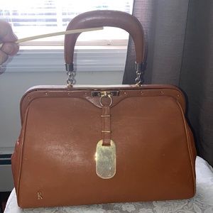 Vintage Roberta Di Camerino Leather Handbag